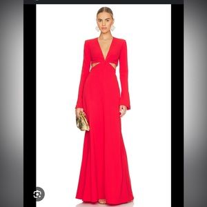 NWT A.L.C. Issa Cutout Red Gown - SZ 4